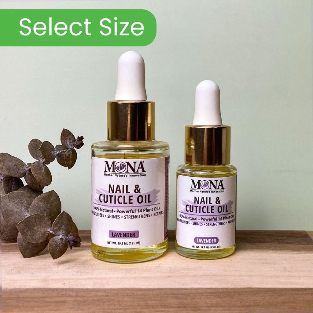 All Natural Nail & Cuticle Oil | Bottle | Lavender – MONA BRANDS